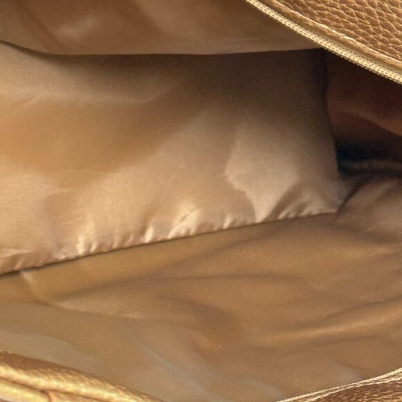 Estee Lauder Large Padded Laptop Travel Case Tote / Shoulder Bag - Bronze - New - Picture 9 of 9